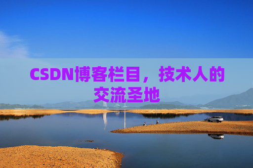 CSDN博客栏目，技术人的交流圣地